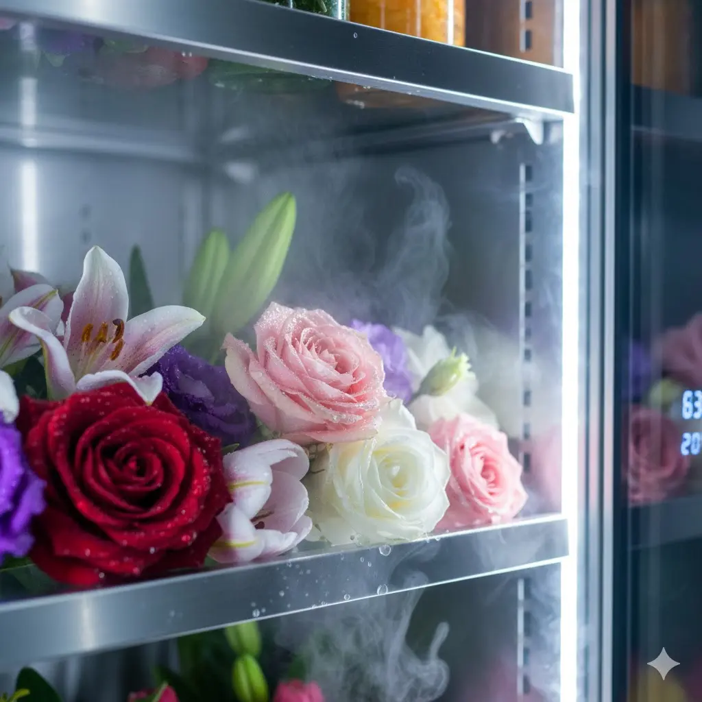미니 꽃냉장고