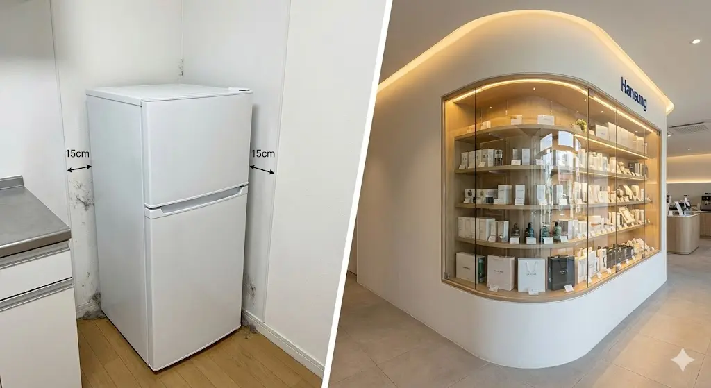 매장의 1cm 공간까지 수익으로 바꾸는 1mm 비스포크 설계의 미학.