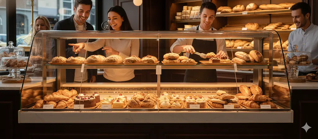 한성쇼케이스의 양곡면 진열장