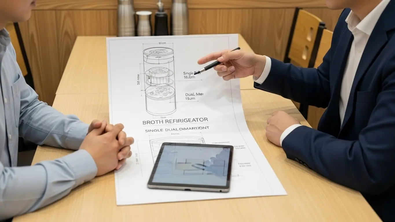 업소용 육수 냉장고