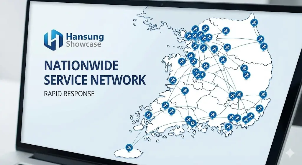 전국 서비스 망을 통해 관리되는 한성쇼케이스 약국냉장고 AS