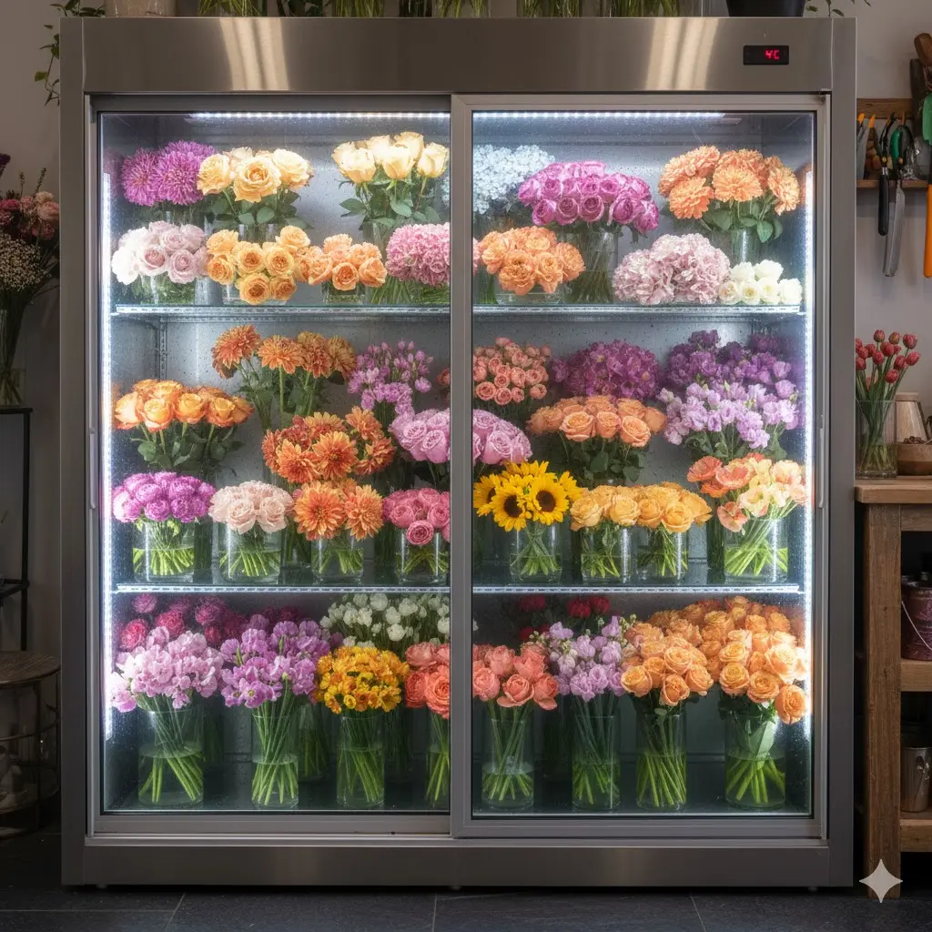 꽃냉장고 프리미엄맞춤형 매장쇼케이스