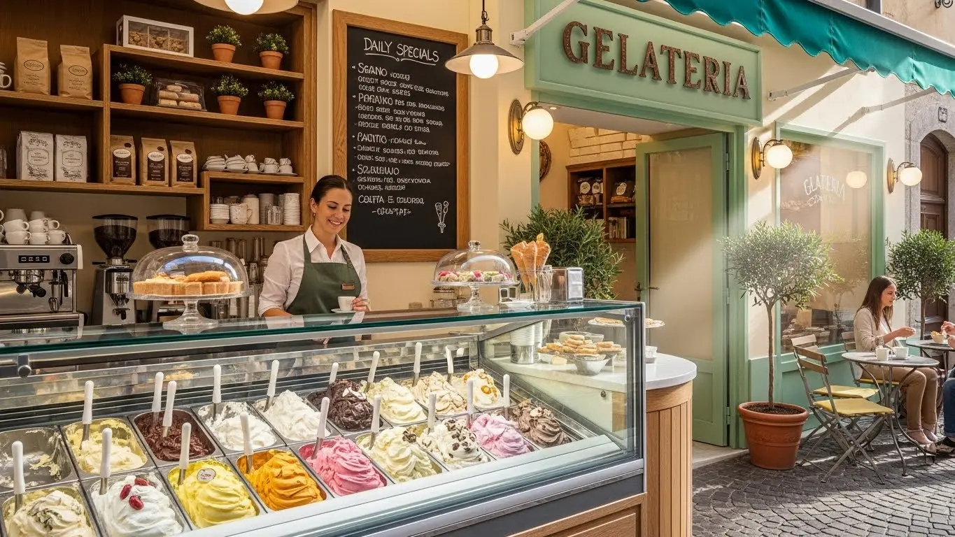 젤라또 쇼케이스