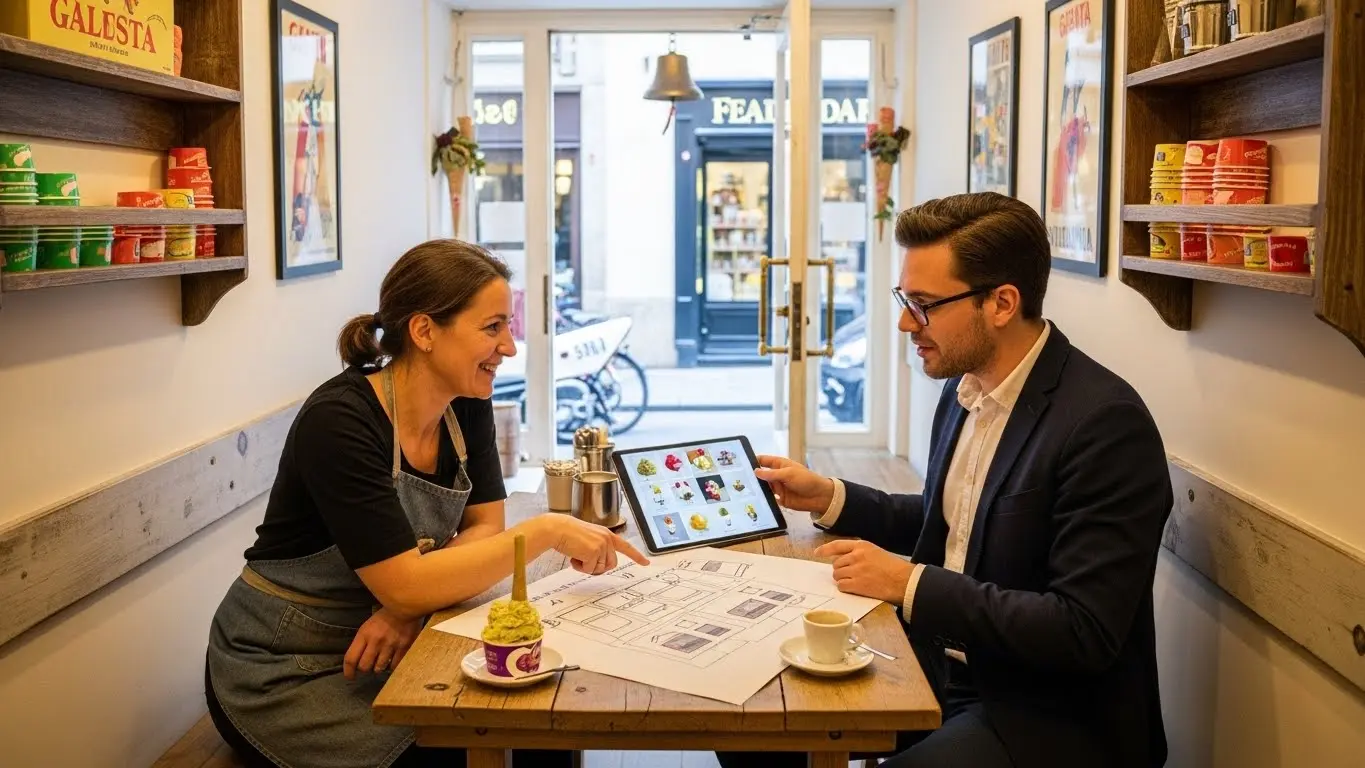 젤라또 쇼케이스