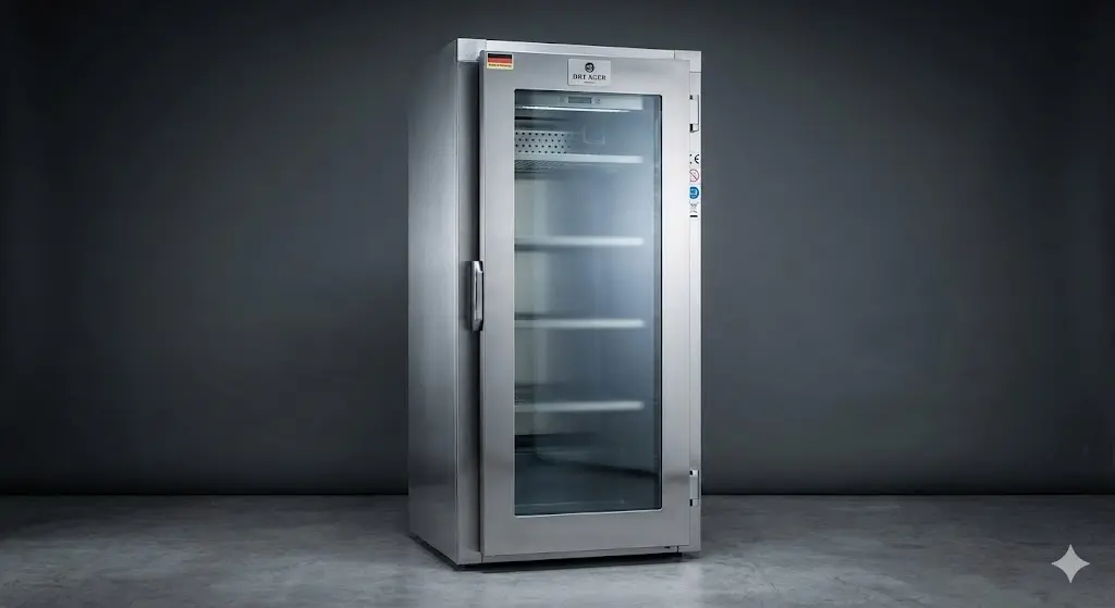 전문적이지만 다소 차갑고 규격화된 독일 공학의 느낌. 세련된 기성품이지만 공간에 끼워 맞춘 듯한 인상을 주는 이미지.