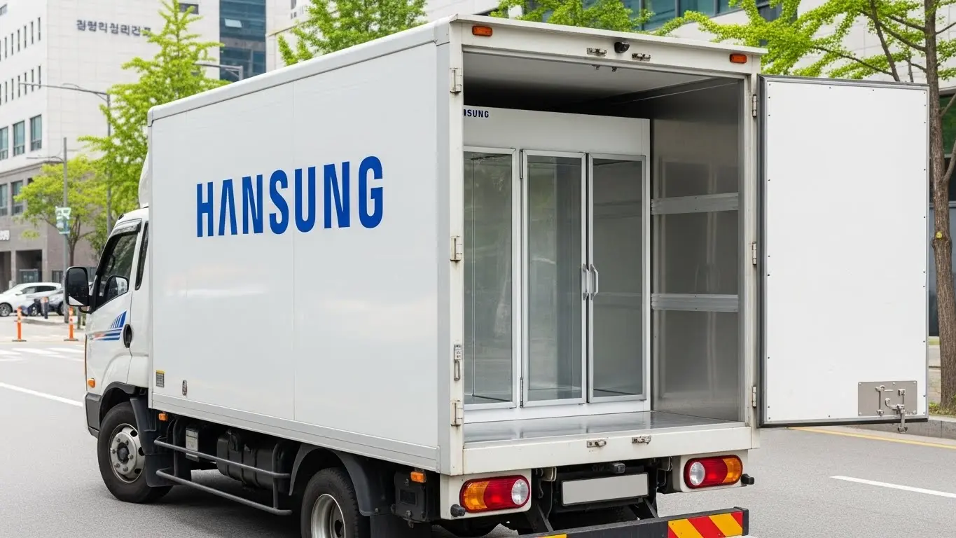 아이스크림 냉동고 직접 배송