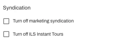 Switch off Instant Tour at the unit level.