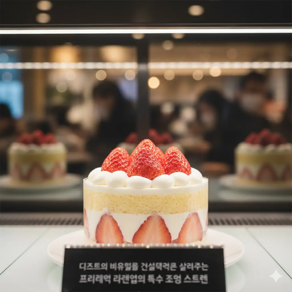 카페 디저트 진열대