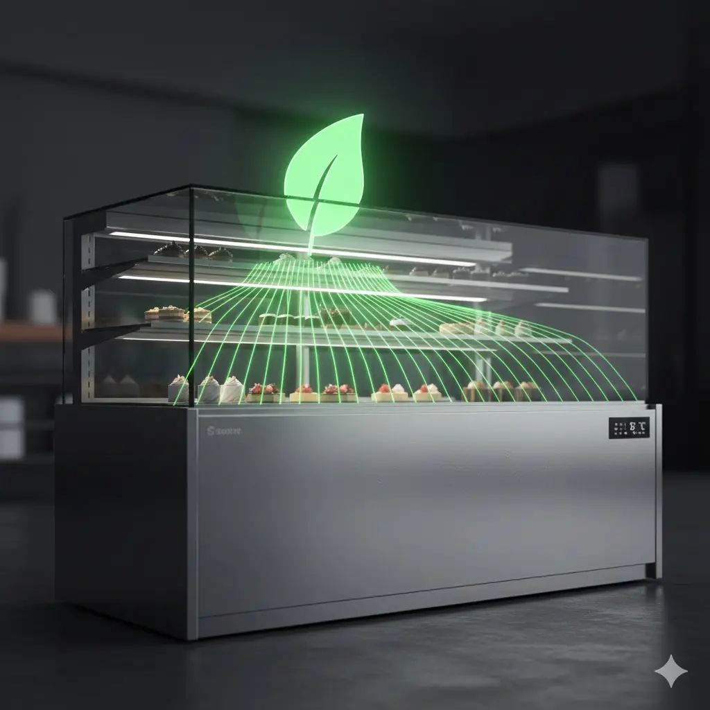 카페 디저트 진열대