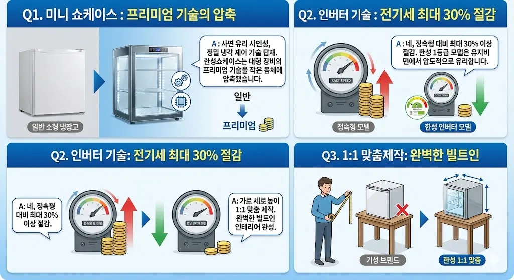 미니쇼케이스냉장고