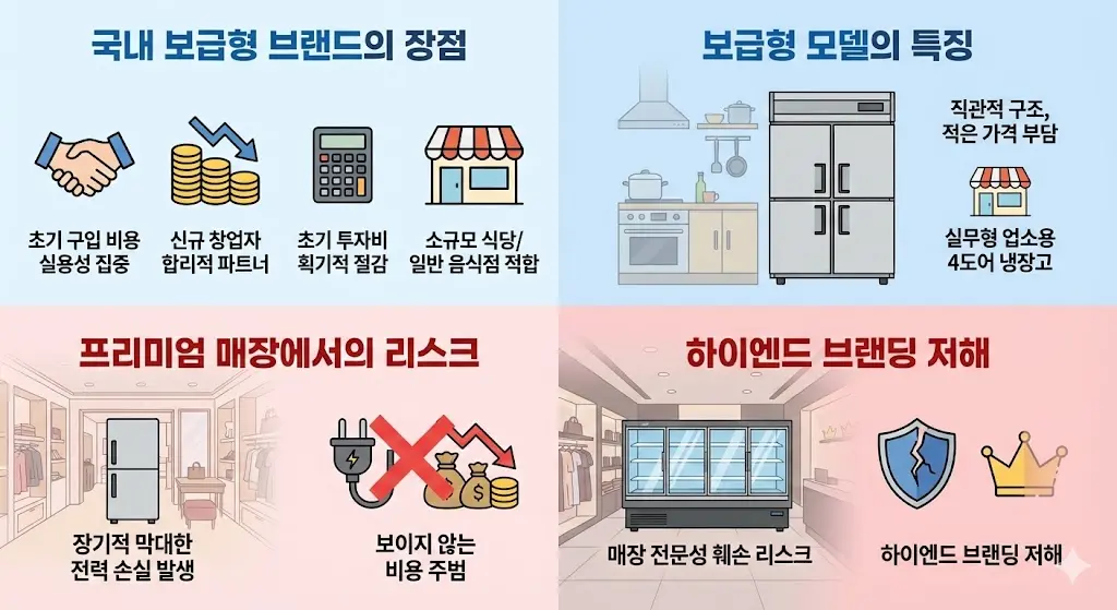 업소용4도어냉장고