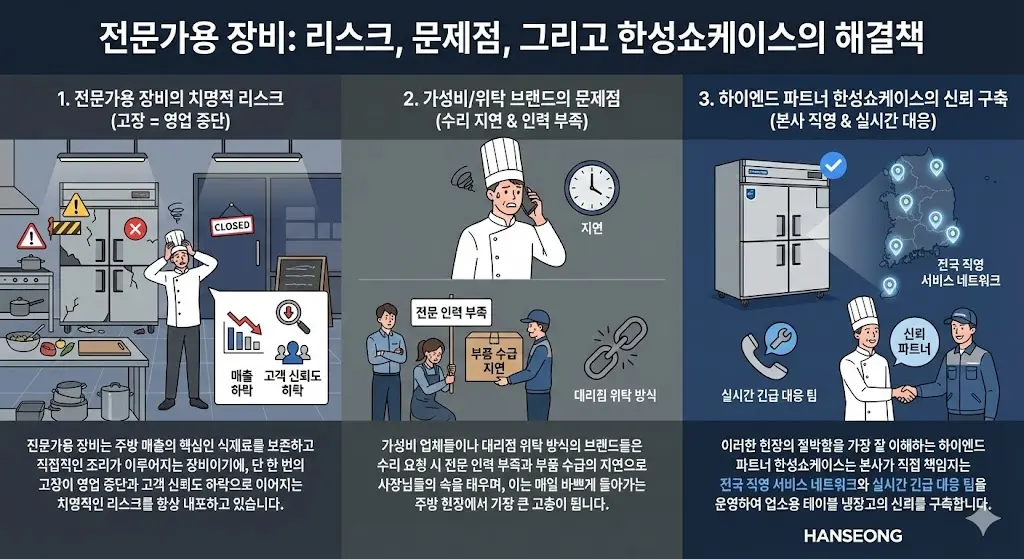 업소용태이블냉장고
