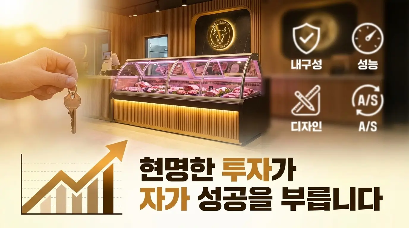 창업 성공을 위한 정육 쇼케이스의 선택과 투자