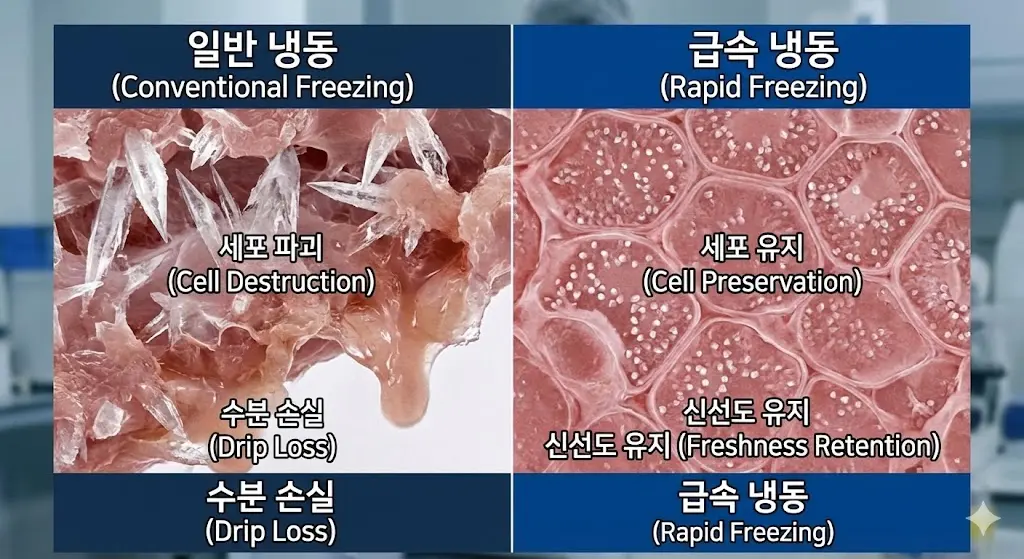 급속 냉동 기술로 비린내를 잡고 수산물 신선도를 극대화하는 스마트 냉동 시스템