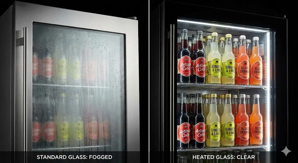 일반 유리와 열선 유리의 결로 방지 성능 비교