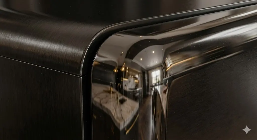 최고급 SUS 304 스테인리스와 티타늄 마감이 선사하는 압도적인 내구성.