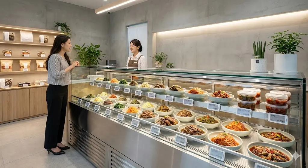 반찬가게냉장고