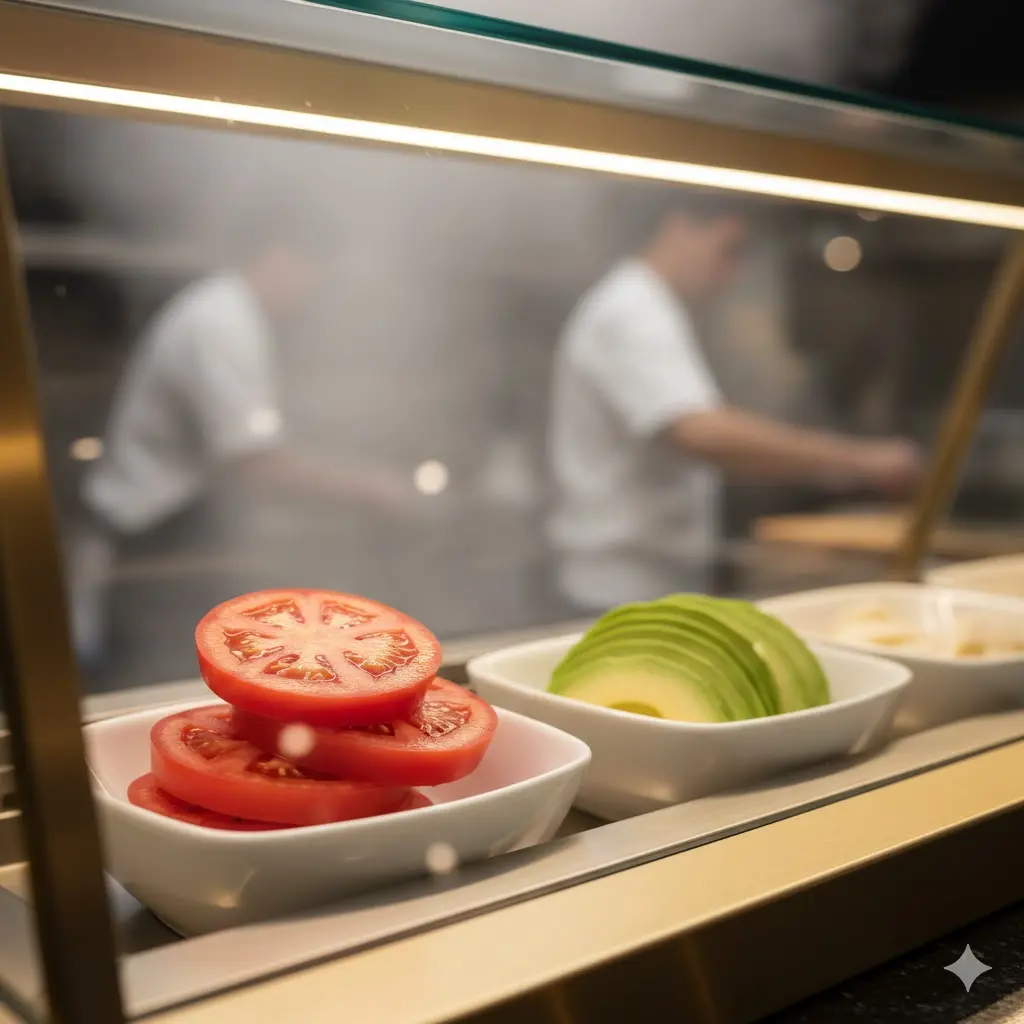 결로 없이 투명함을 유지하는 고성능 히팅 글라스 상세 이미지.