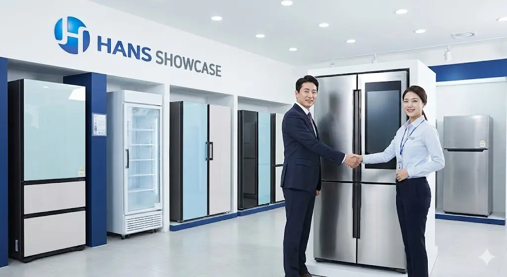 한성쇼케이스 쇼룸에서의 비즈니스 파트너십