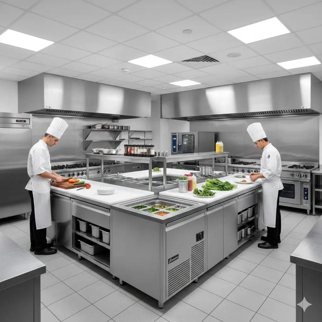 테이블냉장고1800 주방동선 최적화 이미지