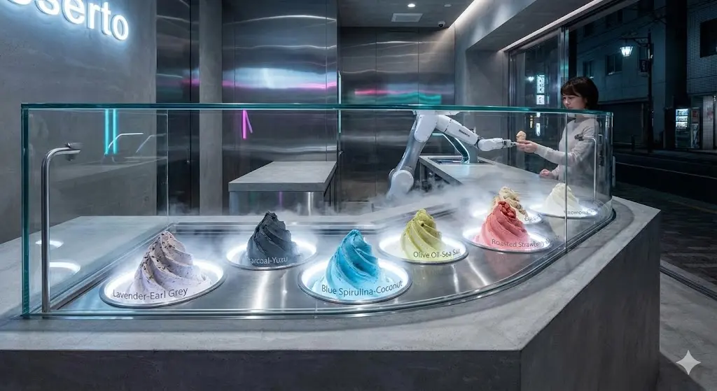 아이스크림 쇼케이스