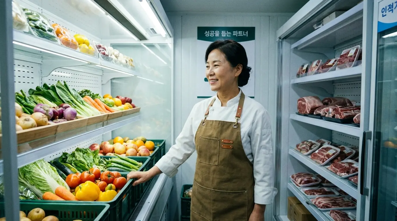 최상의 신선도 유지를 통해 사업의 성공을 함께하는 워크인냉장고