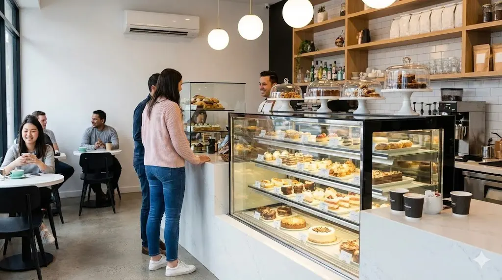 카페 매출 상승을 이끄는 효율적인 쇼케이스 배치