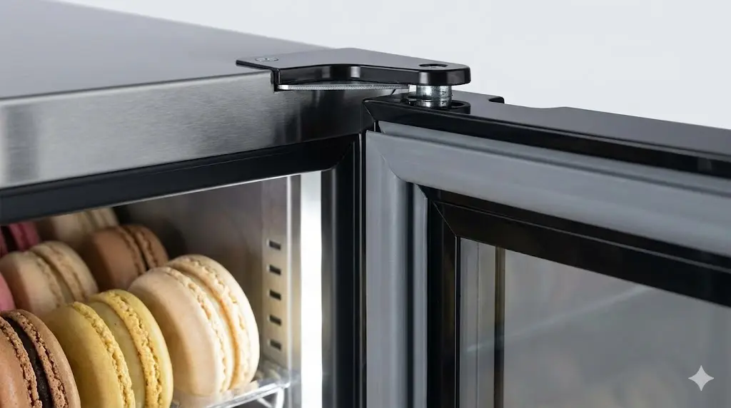 히팅 글라스 기술이 적용되어 결로 없이 맑고 선명한 마카롱 쇼케이스