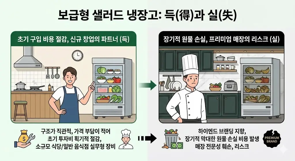 샐러드냉장고