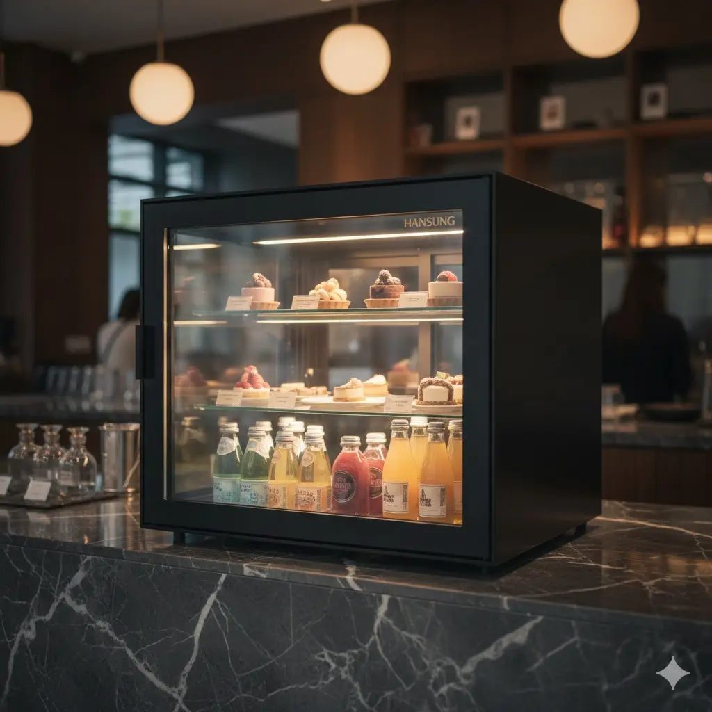 공간의 품격을 높이는 한성쇼케이스의 하이엔드 미니 쇼케이스.