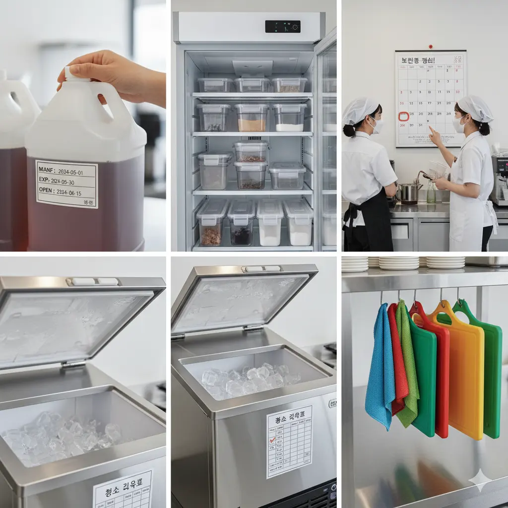 카페 위생점검 대비