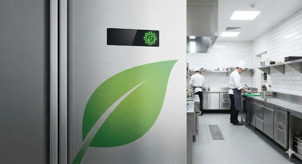 에너지 효율이 뛰어난 친환경 토핑테이블냉장고 상징 이미지