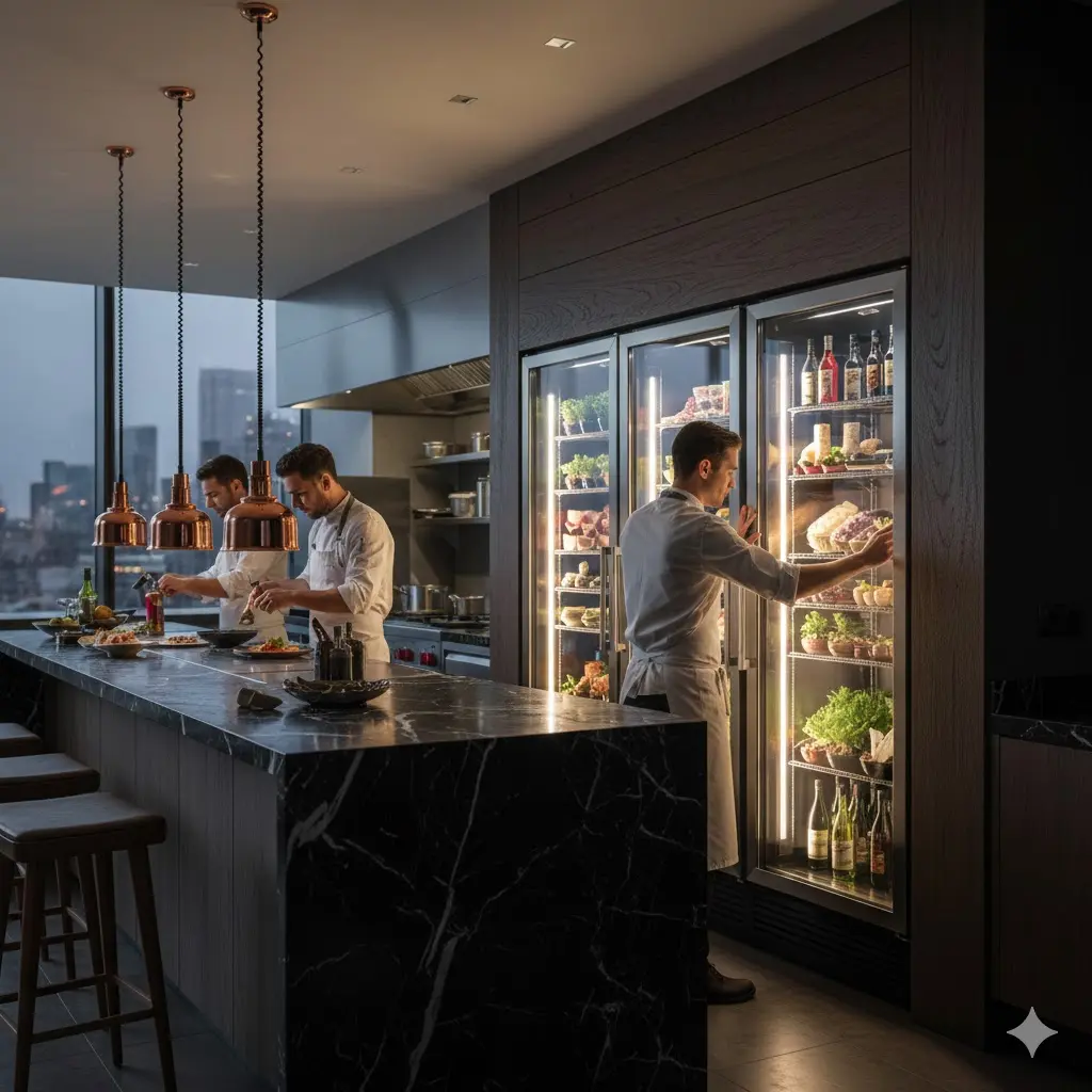 주방을 쇼룸으로 바꾸는 한성만의 감각적인 공간 솔루션.