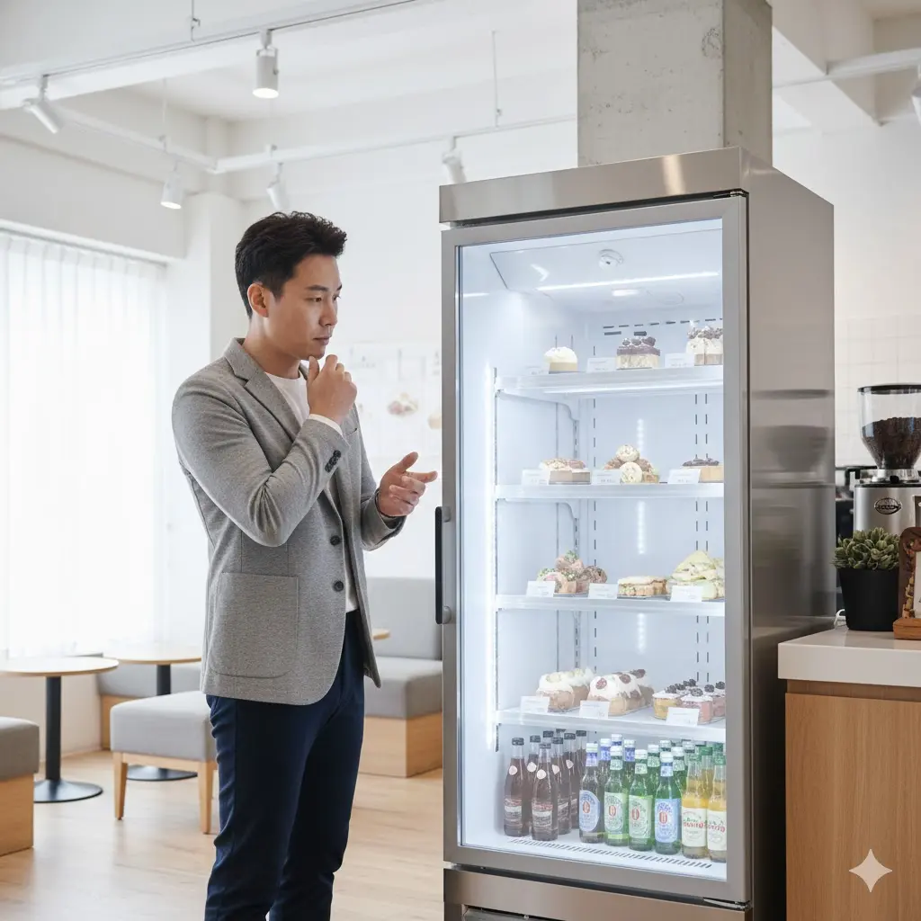 업소용 카페 쇼케이스