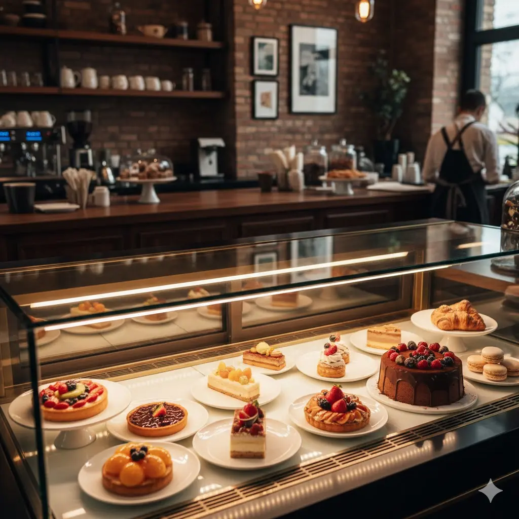 업소용 카페 쇼케이스