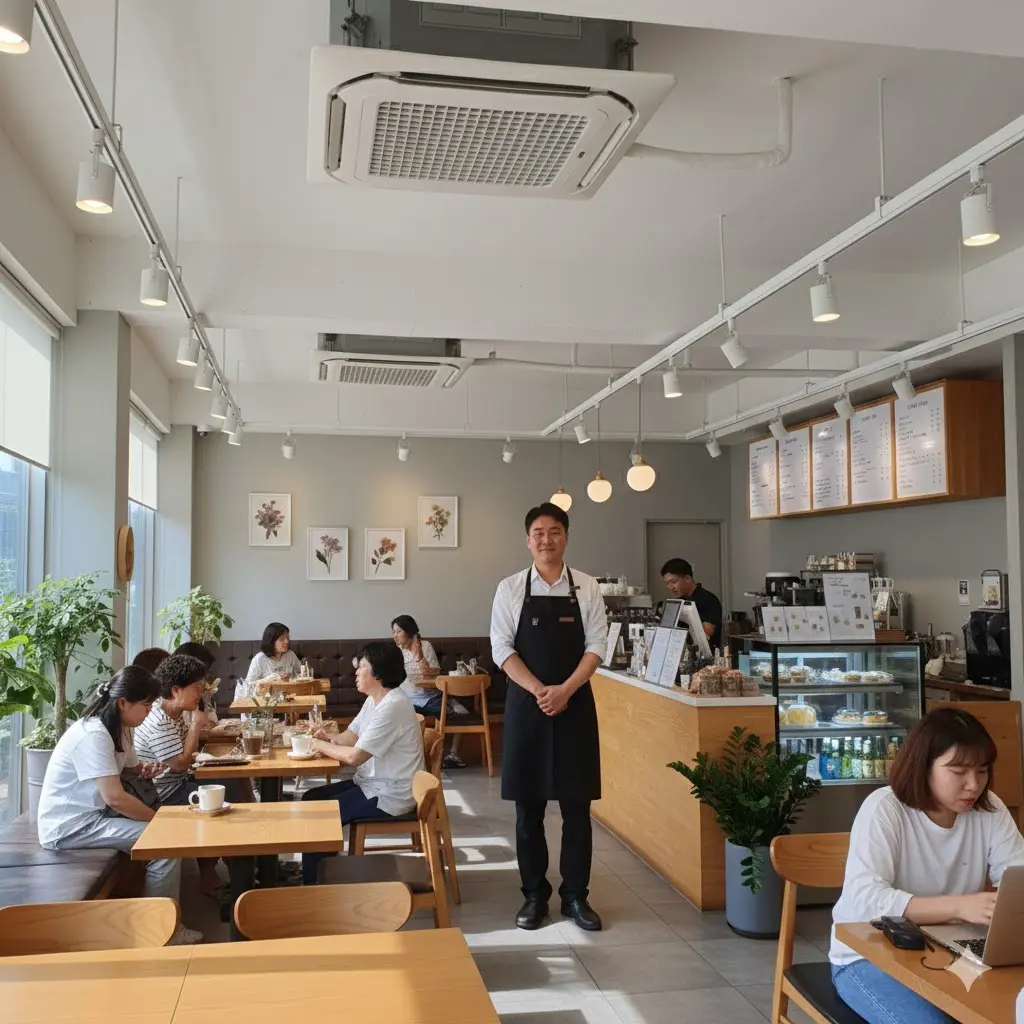 업소용 카페 쇼케이스