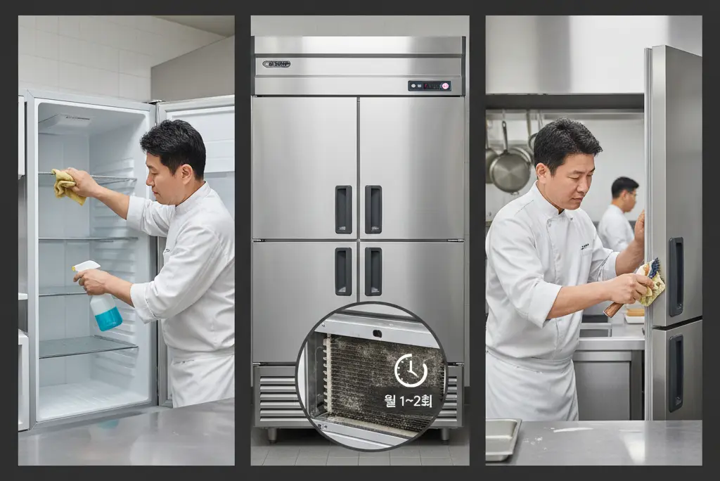 업소용 냉장고 청소