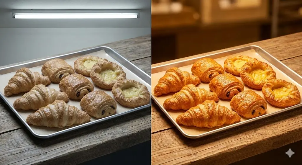 음식의 시각적 매력을 극대화하는 고연색성 웜 LED 조명 효과 비교