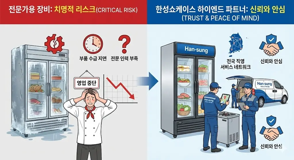업소용쇼케이스냉장고