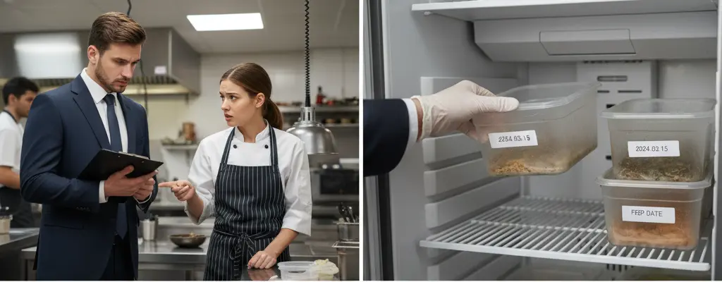 식당 위생 점검