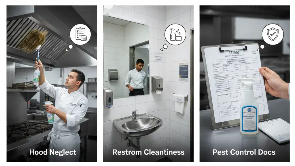 식당 위생 점검