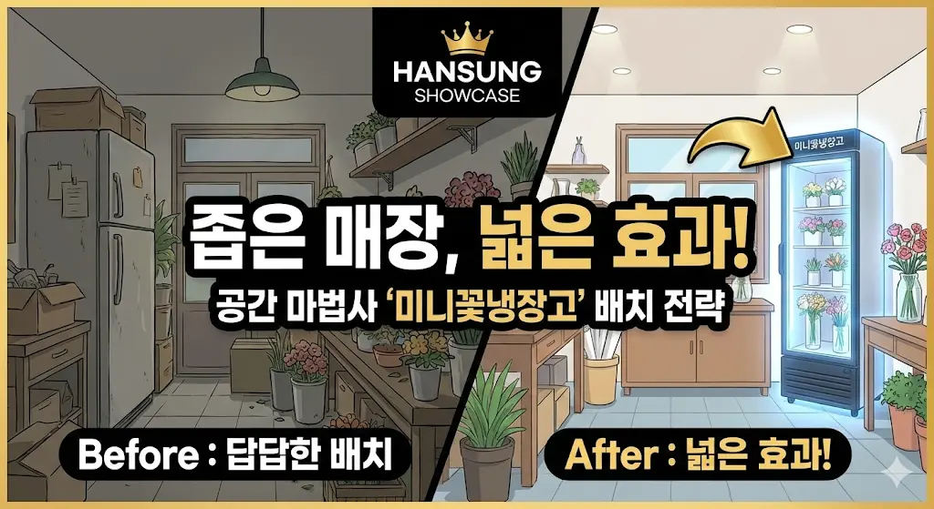 미니꽃냉장고