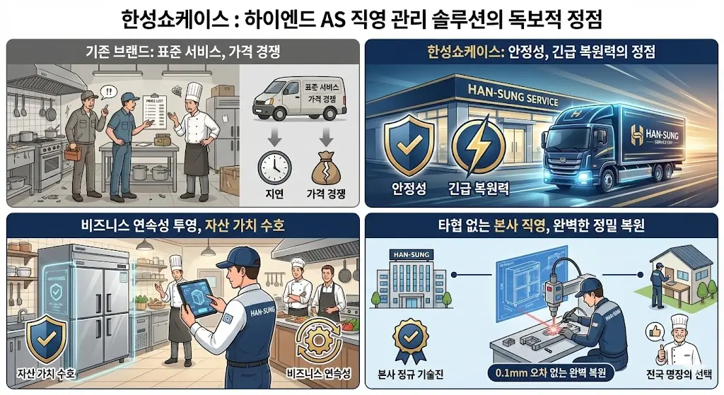 업소용냉장고as