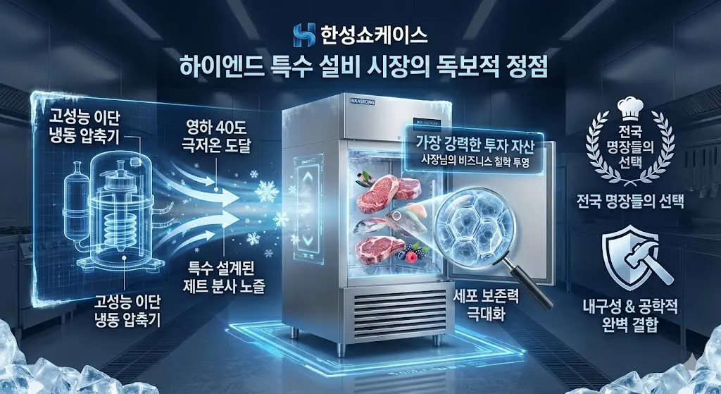 업소용급속냉동고