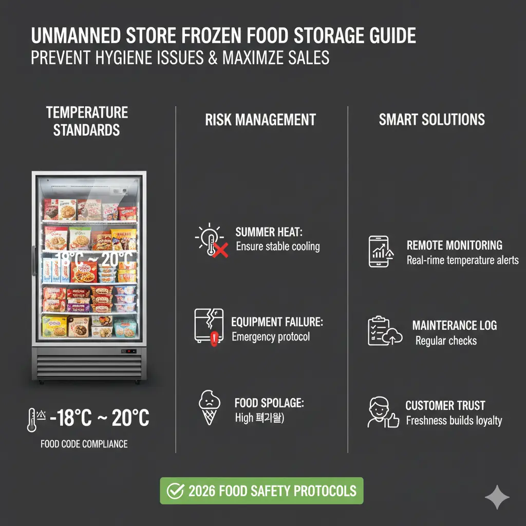 냉동식품 보관 온도