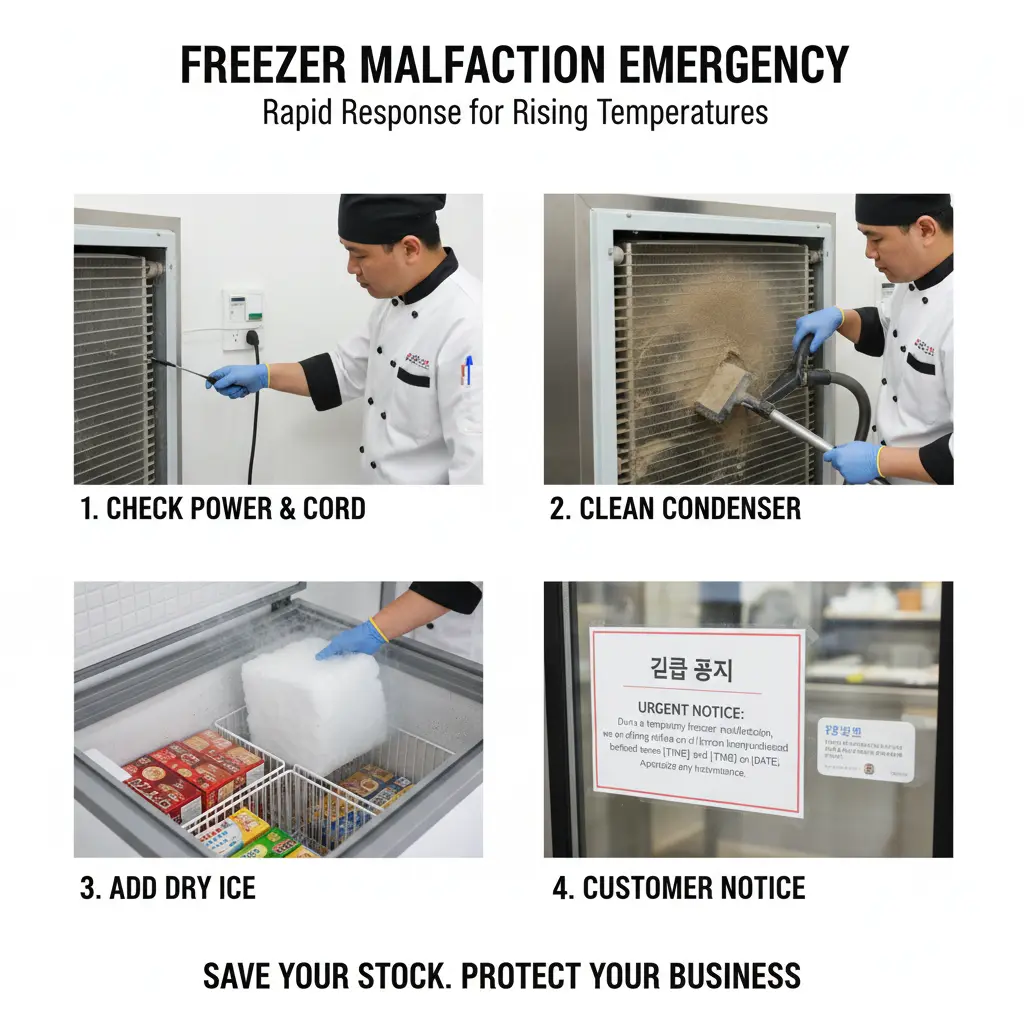 냉동식품 보관 온도