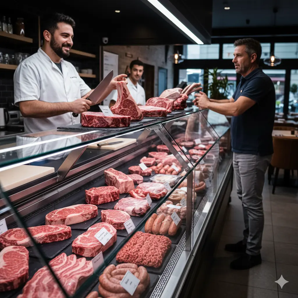 고기 쇼케이스