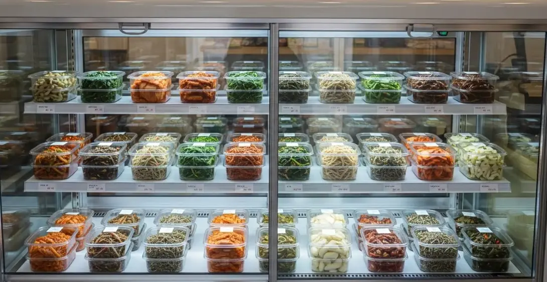 반찬 쇼케이스 