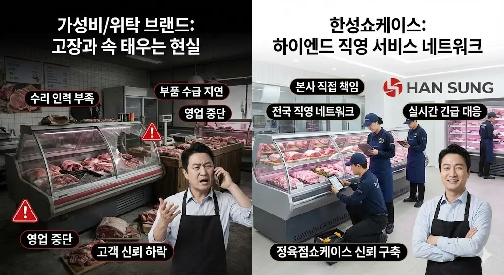 정육점쇼케이스