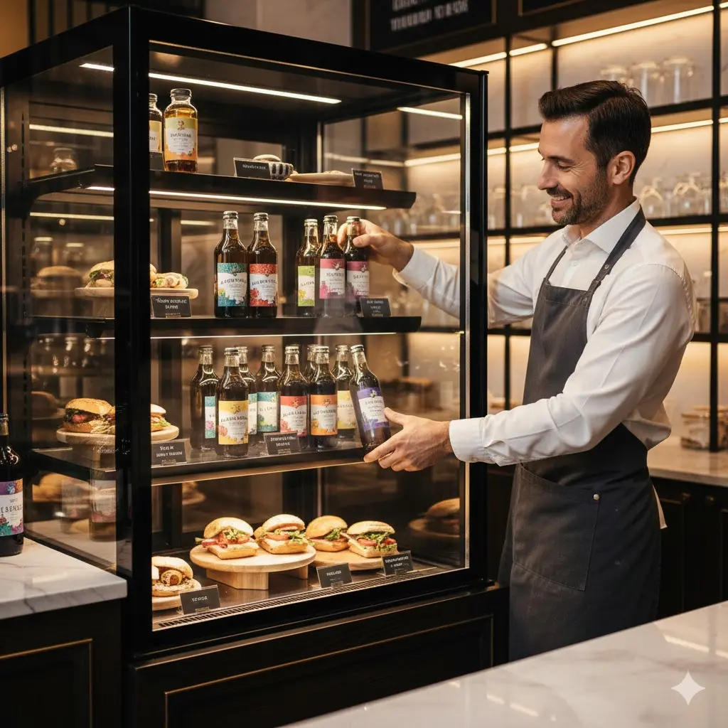 업소용 음료 쇼케이스